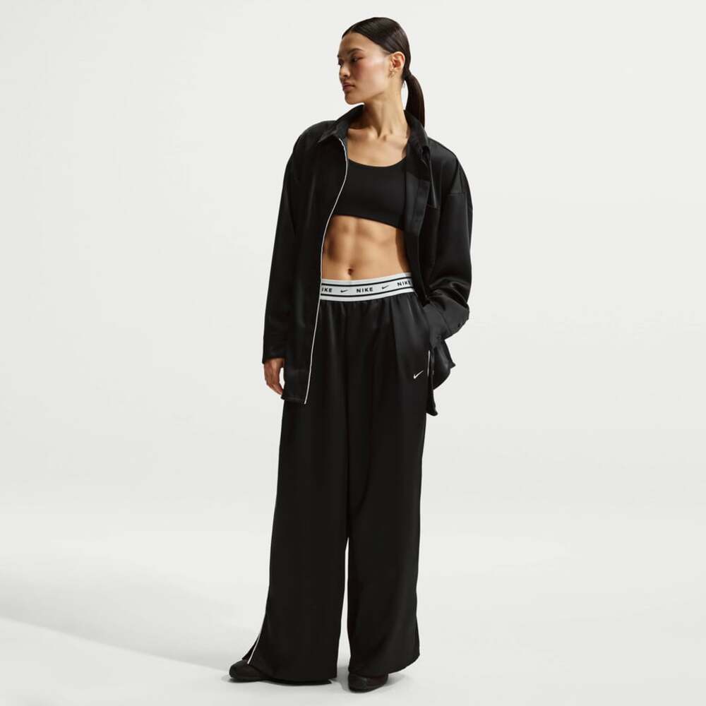 Buy Nike Sportswear Women's Loose Mid-Rise Satin Trousers Brand New W Tags
